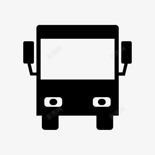 公共汽车交通运输图标svg_新图网 https://ixintu.com 交通 公共汽车 旅行 车辆 运输
