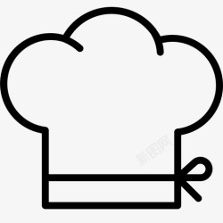 厨房餐厅厨师帽工作厨房图标高清图片