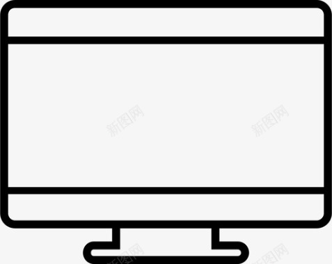 计算机显示器屏幕图标图标