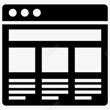 商业网站商业简介在线商务图标图标