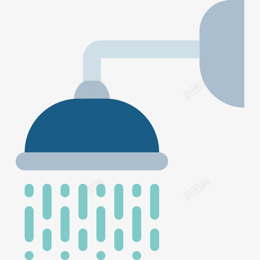 淋浴运动型70平的图标svg_新图网 https://ixintu.com 平的 淋浴 运动型70
