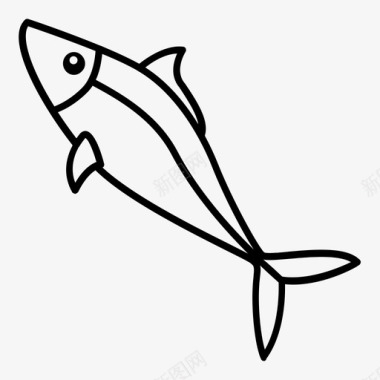 沙丁鱼动物鱼图标图标