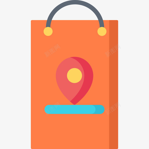 购物袋旅行应用程序11扁平图标svg_新图网 https://ixintu.com 应用程序 扁平 旅行 购物袋