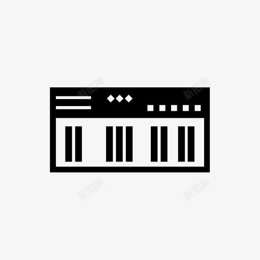 音乐古典音乐钢琴图标svg_新图网 https://ixintu.com 古典音乐 钢琴 音乐 音乐设备