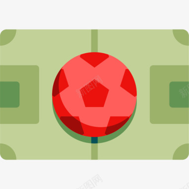 足球教育178平坦图标图标