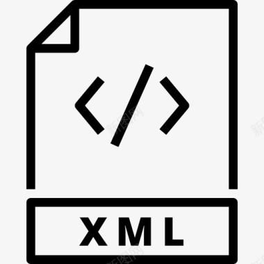 Xml文件和文件夹13线性图标图标