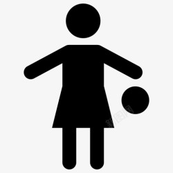 篮球女运动员女运动员篮球运动员男子图标高清图片