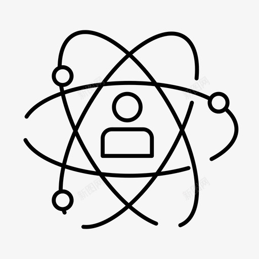 开发atomgrowth图标svg_新图网 https://ixintu.com atom growth human person personal web界面febcollection 开发