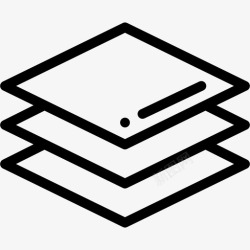 16层柜层艺术16线性图标高清图片