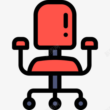 办公椅营销seo15线性颜色图标图标
