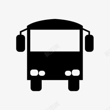 公共汽车交通运输图标图标
