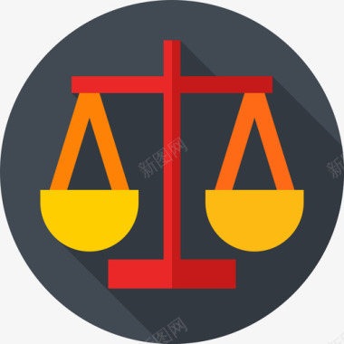 平衡法律和司法14平图标图标