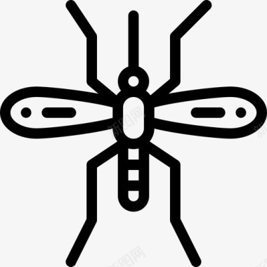 蚊子昆虫11直系图标图标