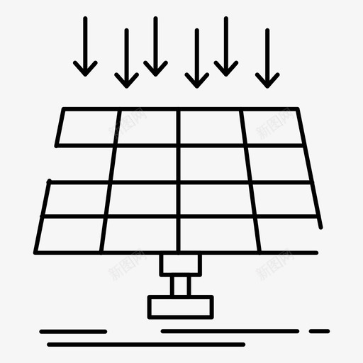太阳能能源面板图标svg_新图网 https://ixintu.com web界面2月系列v5 太阳能 技术 智能城市 能源 面板