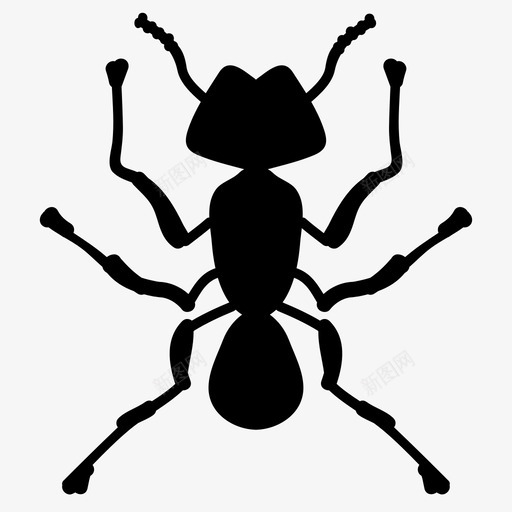 蚂蚁虫子昆虫图标svg_新图网 https://ixintu.com 害虫 昆虫 虫子 蚂蚁 野餐