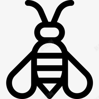 蜜蜂昆虫9直系图标图标