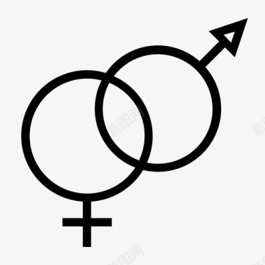性别女性科学图标图标