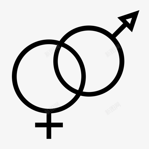 性别女性科学图标svg_新图网 https://ixintu.com 女性 性别 科学 科学雕文