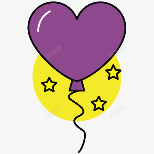 heart-9svg_新图网 https://ixintu.com heart-9 填充 可爱 多色 扁平