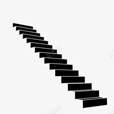 爬楼梯楼梯图标图标