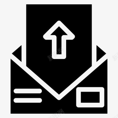 电子邮件收件箱新电子邮件图标图标