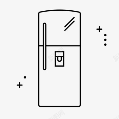 冰箱电器厨房图标图标