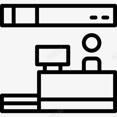 67号机场直达柜台图标图标