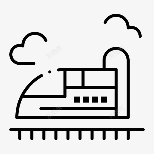 子弹头高速列车图标svg_新图网 https://ixintu.com collection feb v4 web 列车 弹头 界面 高速