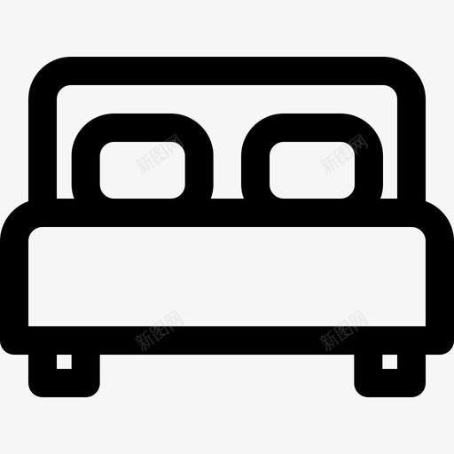 床家房子图标svg_新图网 https://ixintu.com 房子 房间 智能 智能家居