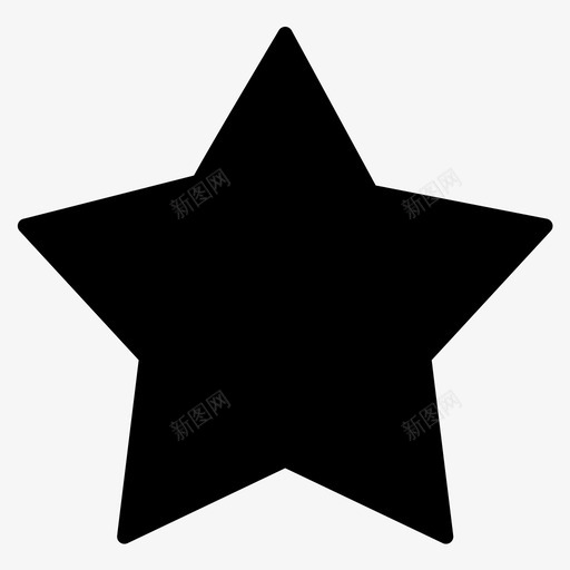 星星-实svg_新图网 https://ixintu.com 星星-实 starSolid 填充 单色