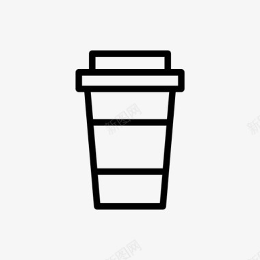 咖啡热咖啡象形图图标图标