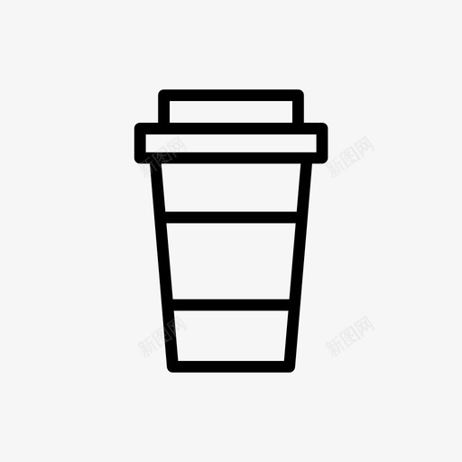 咖啡热咖啡象形图图标svg_新图网 https://ixintu.com 咖啡 形图 标牌 象形