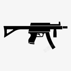 MP5冲锋枪机枪mp5图标高清图片