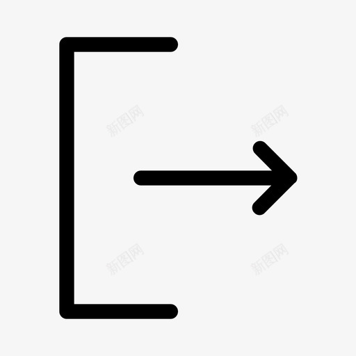 注销退出界面图标svg_新图网 https://ixintu.com 注销 界面图标 退出
