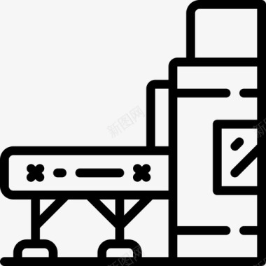 输送机工业42直线式图标图标