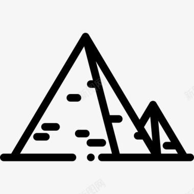 金字塔地标纪念碑11座图标图标