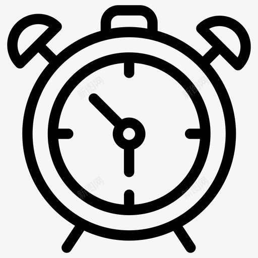 闹钟计时器闹钟配件图标svg_新图网 https://ixintu.com 产品 发布 图标 展示 模块 线图 计时器 配件 闹钟