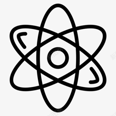 原子化学家离子图标图标