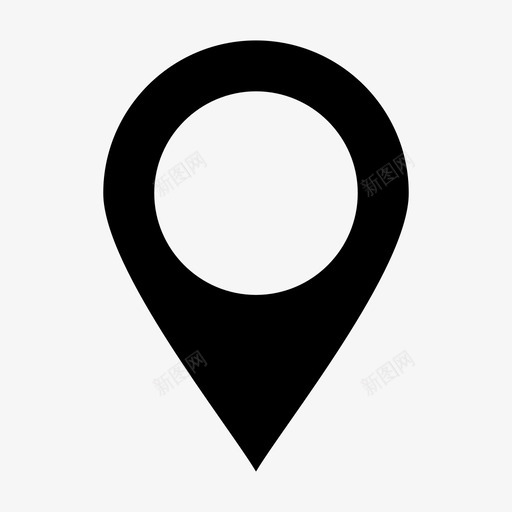 位置区域地图图标svg_新图网 https://ixintu.com 位置 区域 地图 地点 字形图标工作