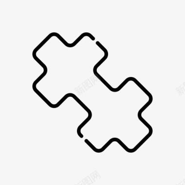 拼图商业公司图标图标