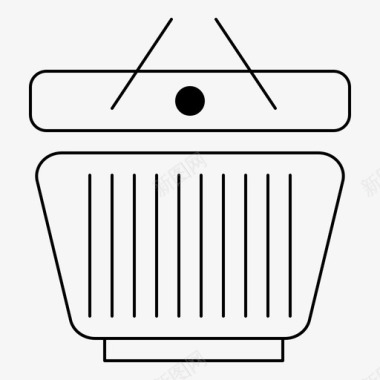 购物篮零售网页界面2月收集v3图标图标