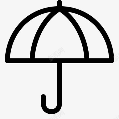 雨伞保护伞保险箱图标图标