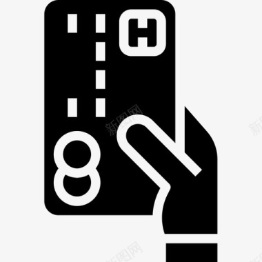 信用卡银行34填充图标图标