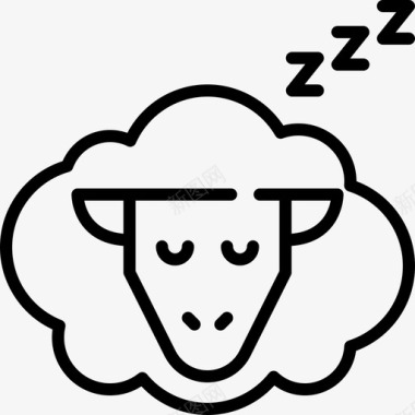 羊该睡觉了16直系图标图标