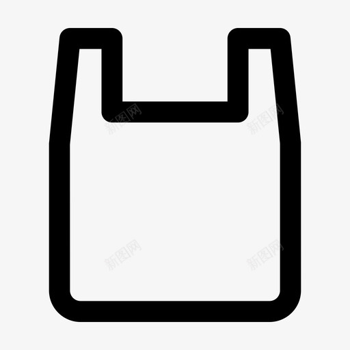 塑料袋子手提图标svg_新图网 https://ixintu.com jumpicon污染填充线 商店 塑料 手提 杂货店 袋子 超市