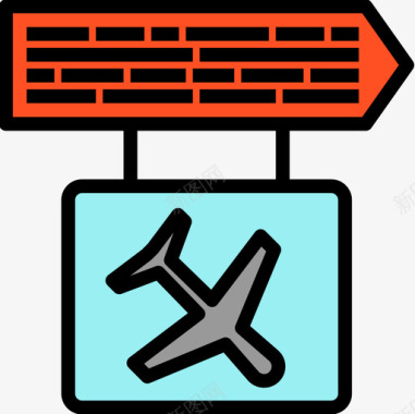 航班信息49号机场线形颜色图标图标