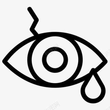 眼药水身体部位眼部护理图标图标