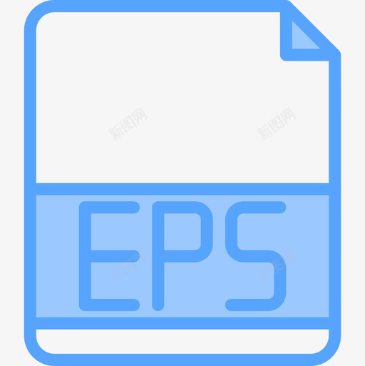 Eps文件扩展名5蓝色图标svg_新图网 https://ixintu.com Eps 扩展名 文件 蓝色