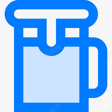 啤酒荷兰4蓝色图标图标