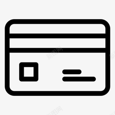 信用卡银行商业图标图标